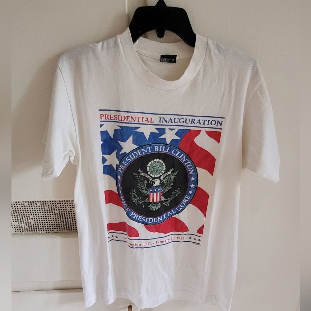 Vintage 1993 Bill Clinto Inauguration tshirt